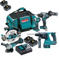 Makita DLX5062TX1 - 18V 5.0Ah Li-Ion Brushless 5 Piece Combo Kit